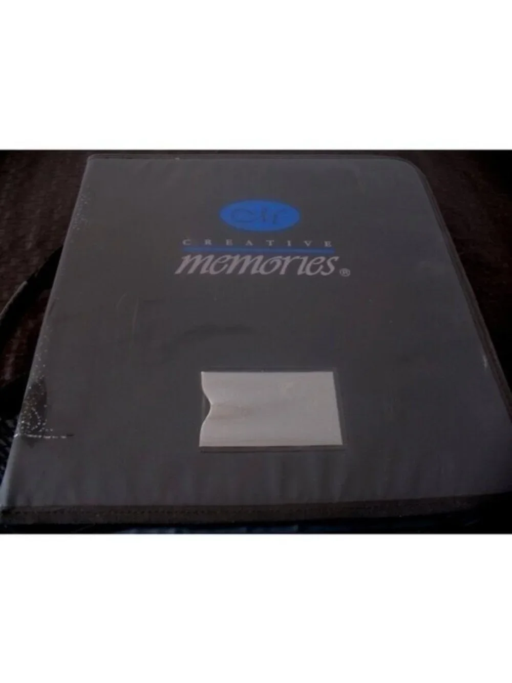 Creative Memories Accessory Binder 7 Protectors Good Zipper with borders/diecuts